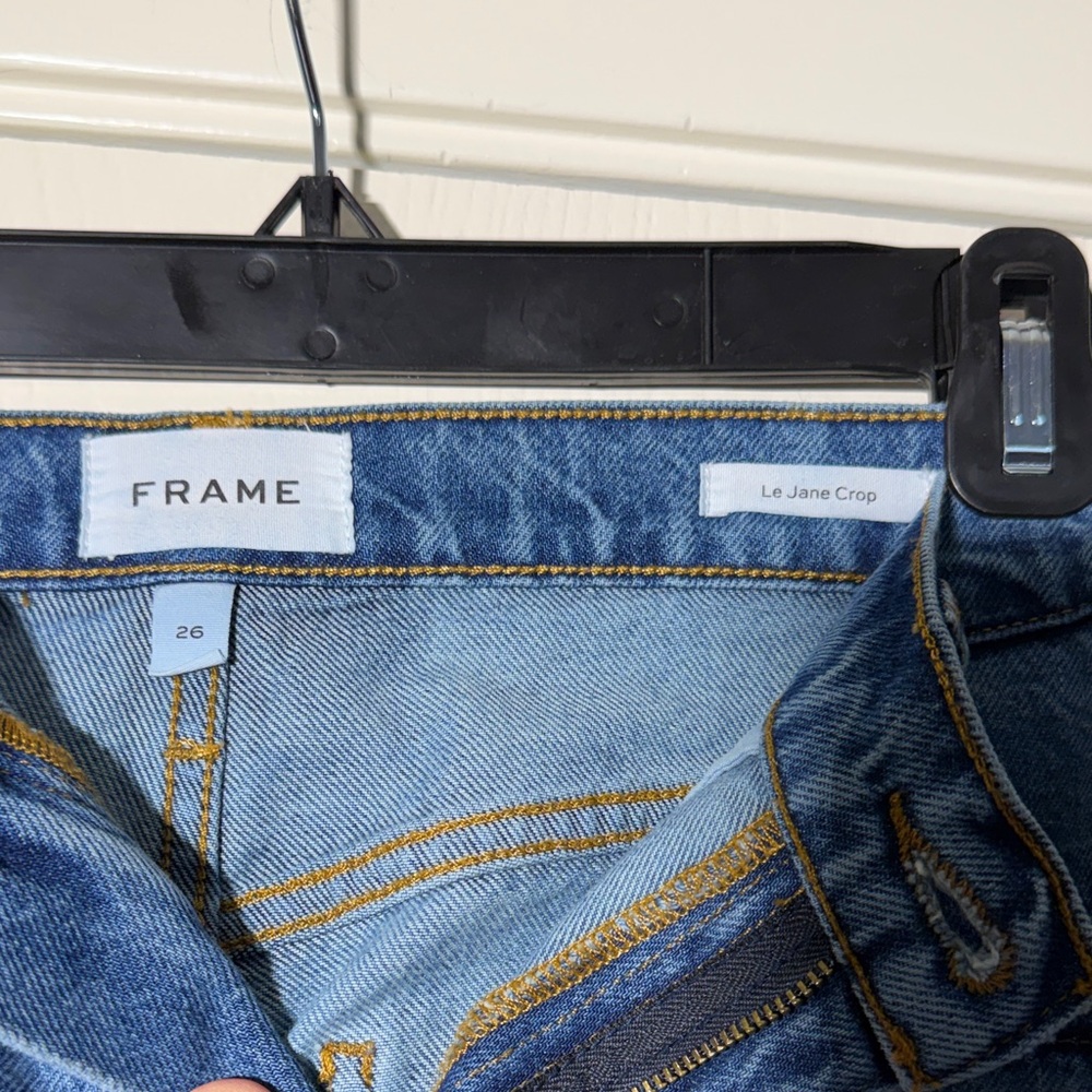Frame Denim Women's Straight Leg Blue Jeans size 26 / small - Picture 4 of 6